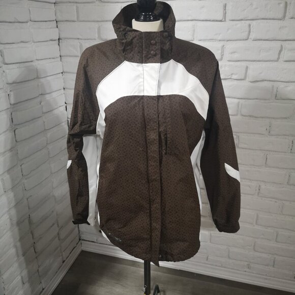 Columbia Sportswear Company Ladies Size XL Brown & Cream Jacket - Picture 1 of 14